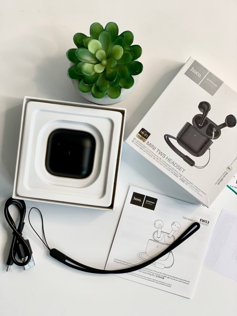 Навушники бездротові HOCO Lucky true wireless BT headset EW53 ...
