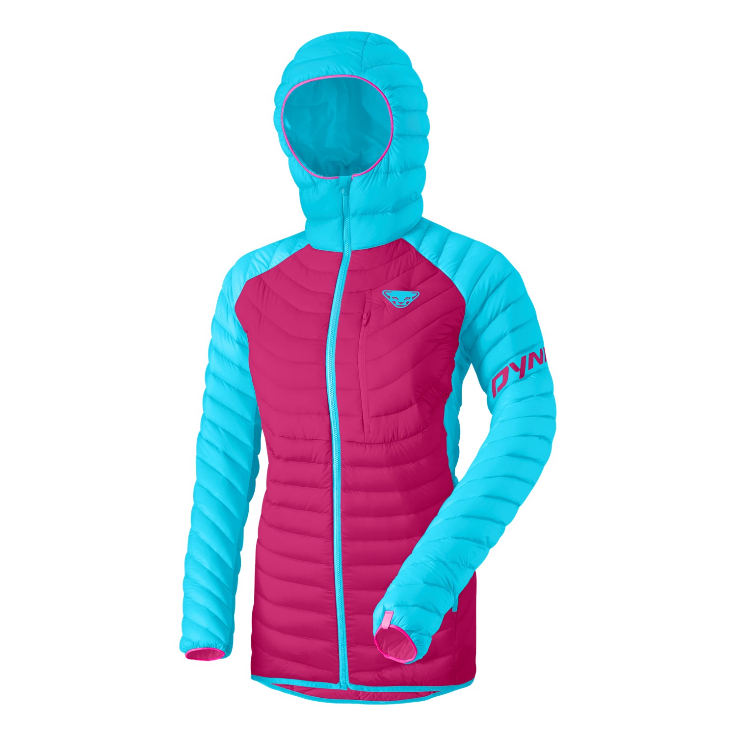 

Куртка Dynafit Radical Down Hood Jacket Wms L Голубой-Розовый