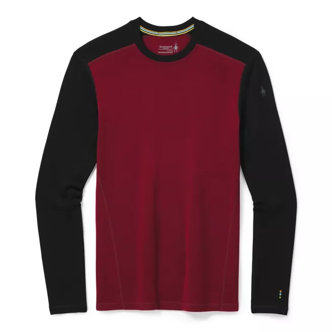 

Термокофта Smartwool Mens Merino 250 Baselayer Crew Boxed M Черный-Красный