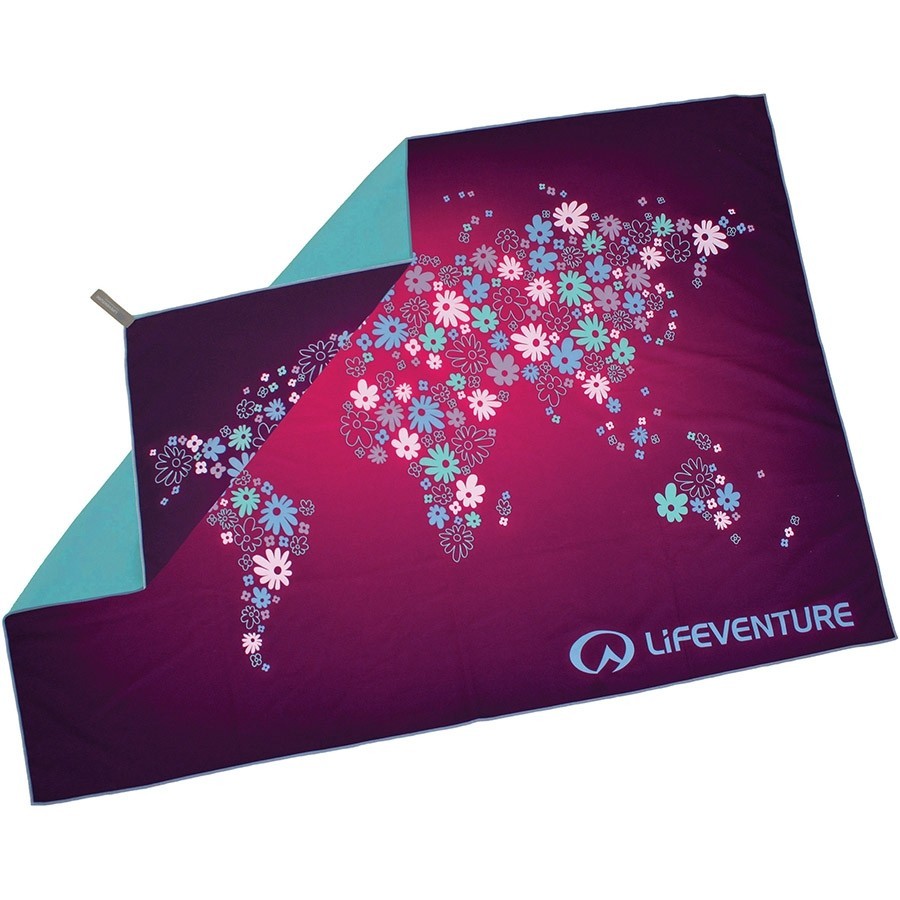 

Полотенце Lifeventure Soft Fibre Printed Giant Темно-Розовый