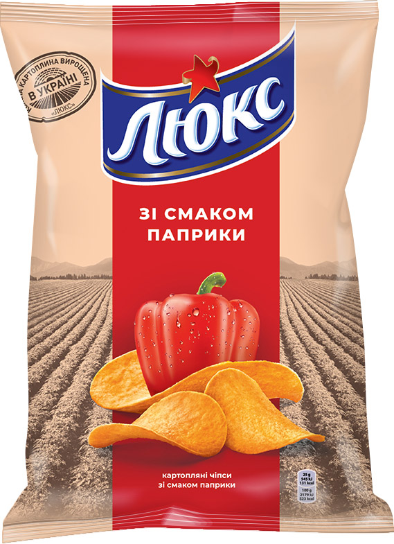 Чипсы Люкс со вкусом паприки 133 г (7622210176202) – купить в Украине ...