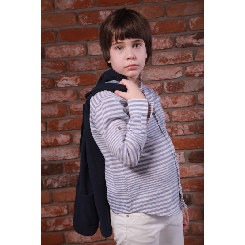 

Рубашка PLEASE kids 162 см Голубой 05301B