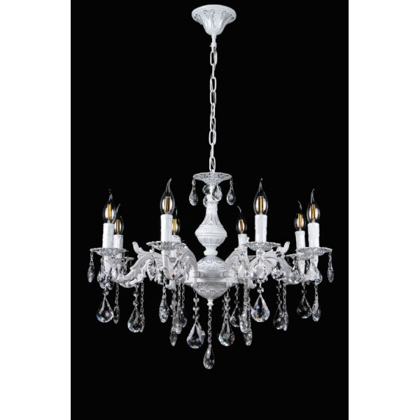 

Люстра свеча L30212/8 (WTSL) Handmade (YE-L30212/8-WT+SL)
