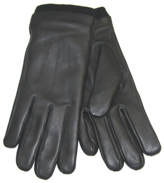 

Мужские перчатки оленья кожа. 9 черный