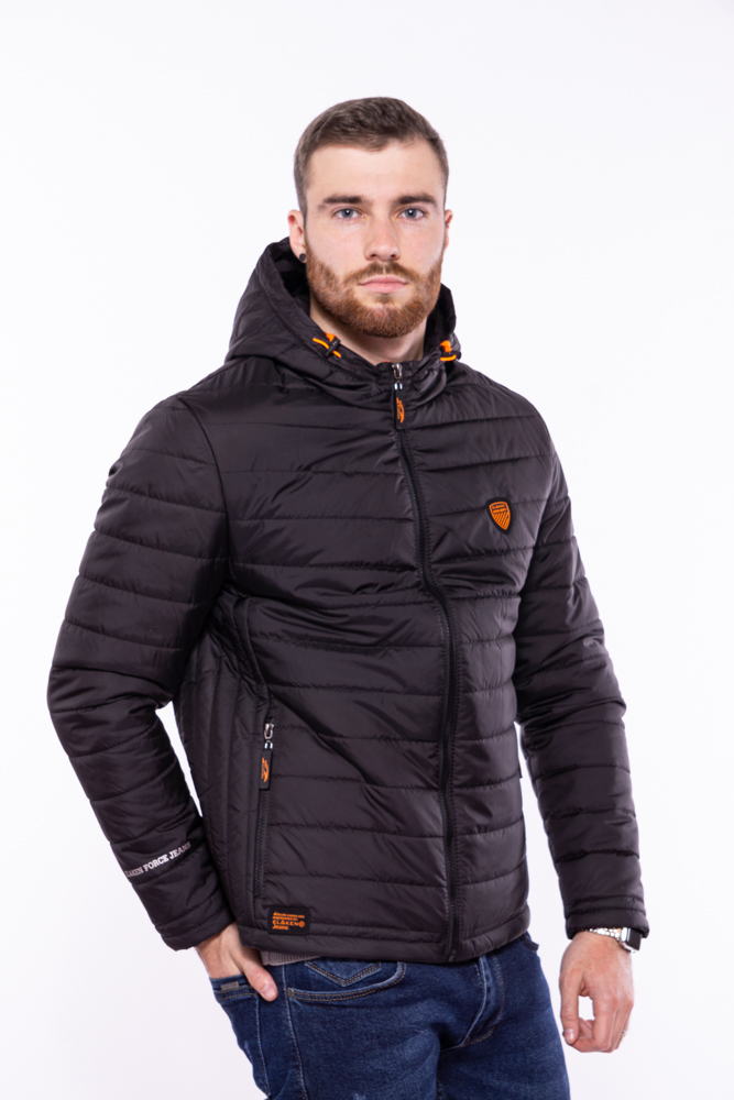

Куртка мужская с капюшоном Time of Style 187P449 XL Черный