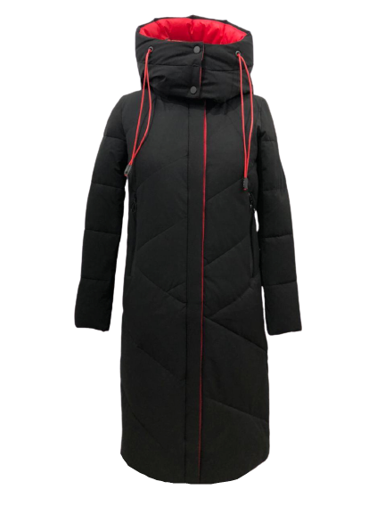 

Пальто женское зимнее TOWMY TM-BA-2069 XL чёрное