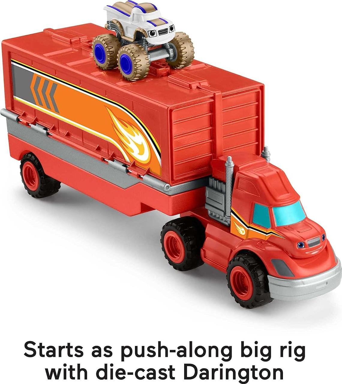 Автовоз-трейлер и трек 2 в 1 Fisher-Price Blaze and Monster Machines Вспышь  и чудо-машинки GYD04 – фото, отзывы, характеристики в интернет-магазине  ROZETKA от продавца: Bambamtoys | Купить в Украине: Киеве, Харькове, Днепре,