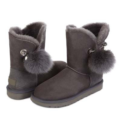 

Угги женские с помпоном Irina 1017502 Grey-40