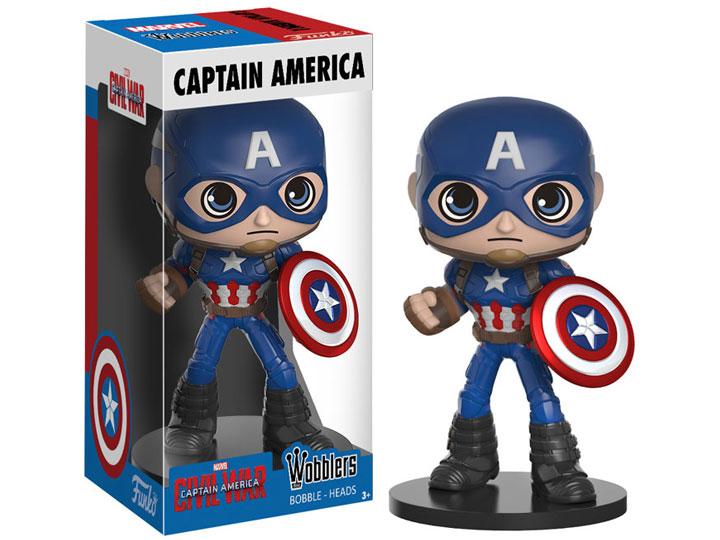 

Фигурка Funko Wobblers Капитан Америка Captain America 15 см W CA CA