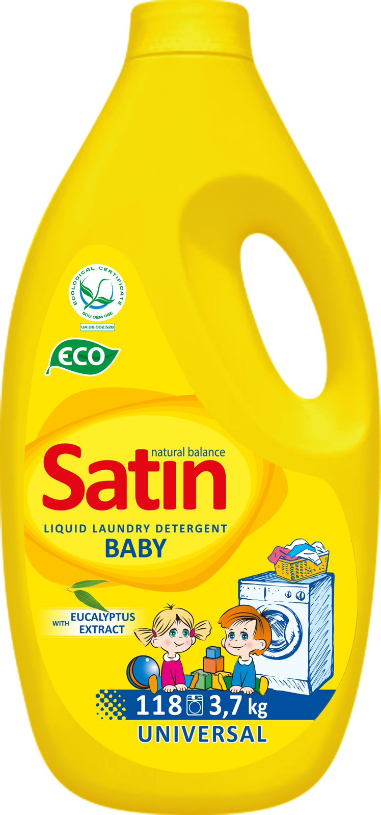 Гель для стирки детской одежды Satin Natural Balance 3.7 л ...