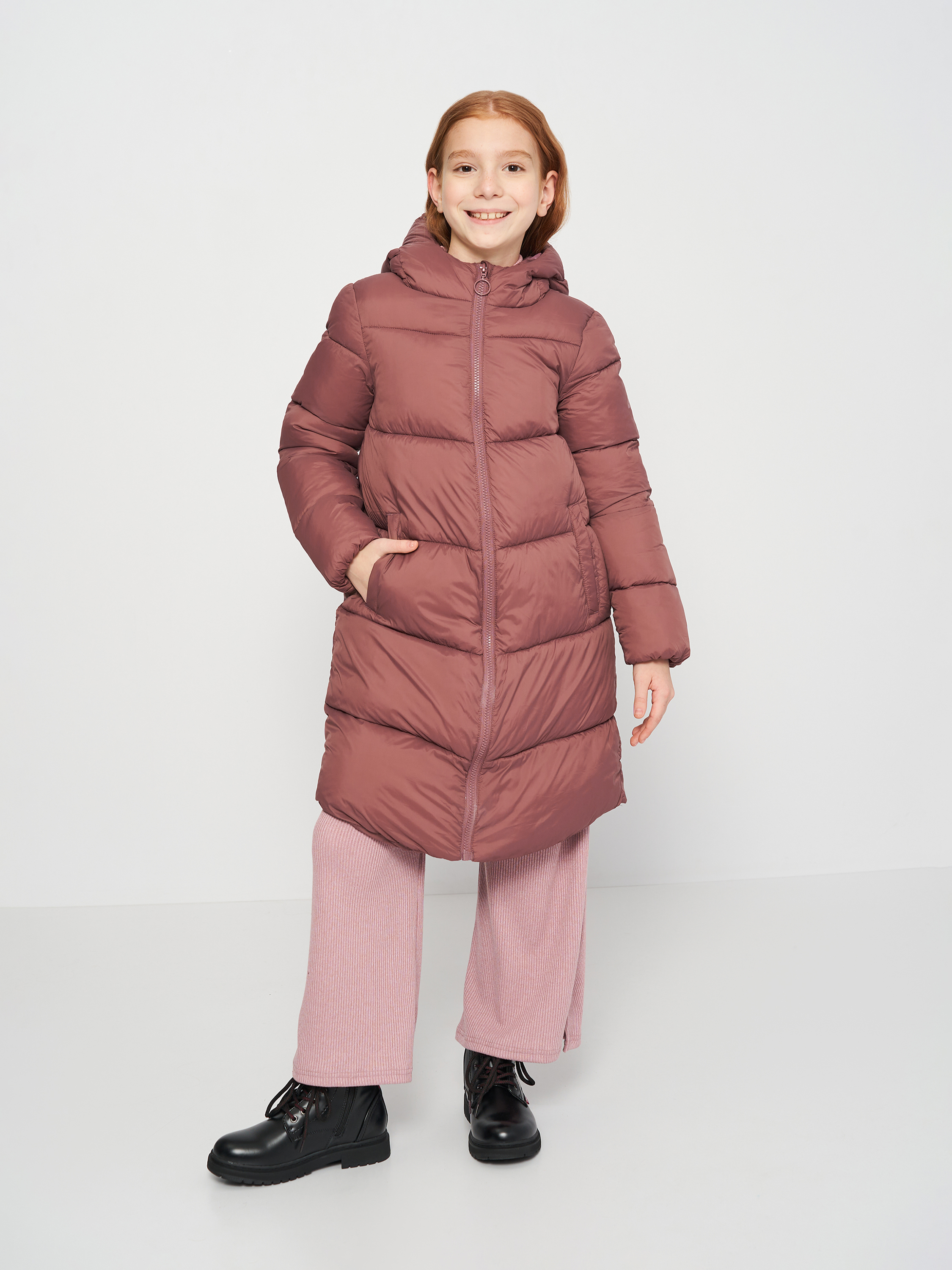 Акція на Підліткове демісезонне пальто для дівчинки 4F 4FJAW23TDJAF268-82S 158 см Рожеве від Rozetka