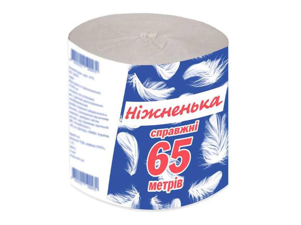 ROZETKA | Туалетний папір НІЖНЕНЬКА справжні 65м сірий 16шт от продавца ...