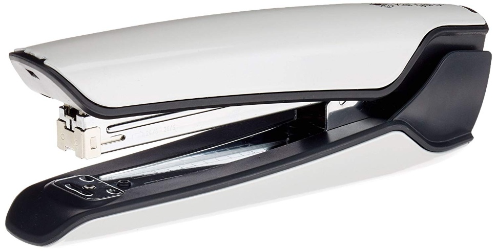 

Степлер Kangaro скобы №24 / 6-26 / 6 до 30 листов пластиковый белый (Nowa-210S metallic white)