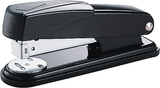 

Степлер Optima скобы №24 / 6; 26/6 до 25 листов металлический черный (O40250)