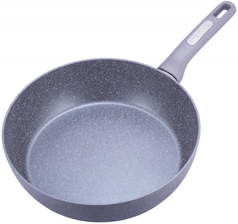 Сковорода-сотейник Granite с гранитным антипригарным покрытием Kamille ...