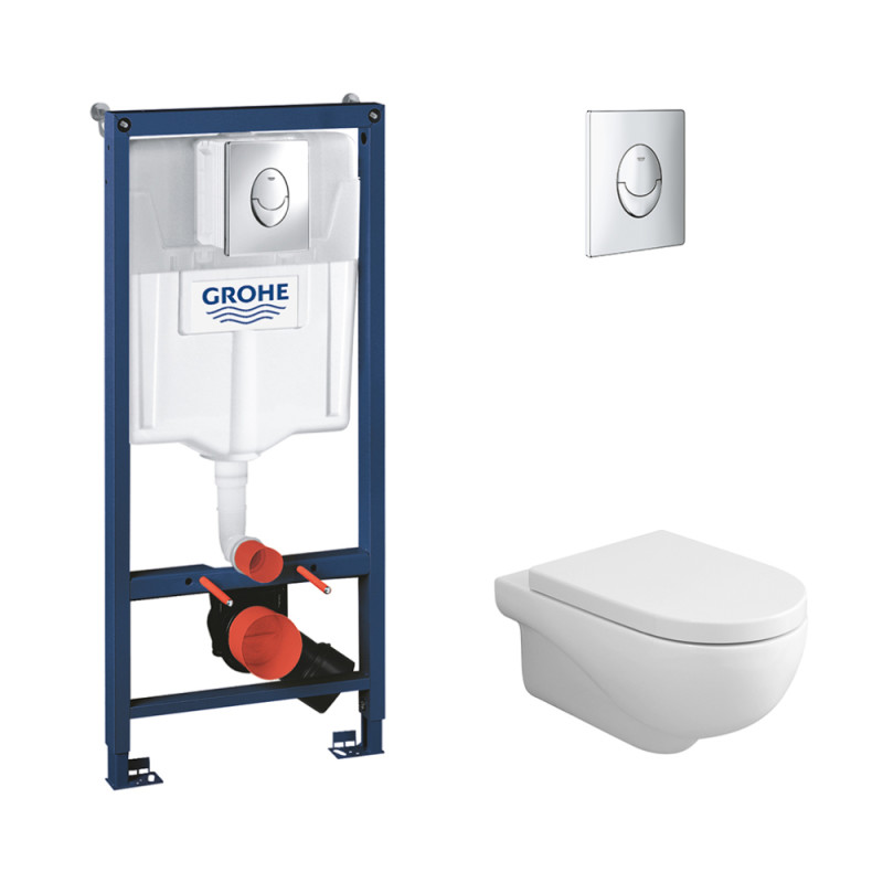 

Набор Унитаз Azzurra Nuvola Nuv100Eb1Sosk С Сиденьем Azzurra Nuvola Nuv1800F + Инсталляция Grohe Rapid Sl 38721001