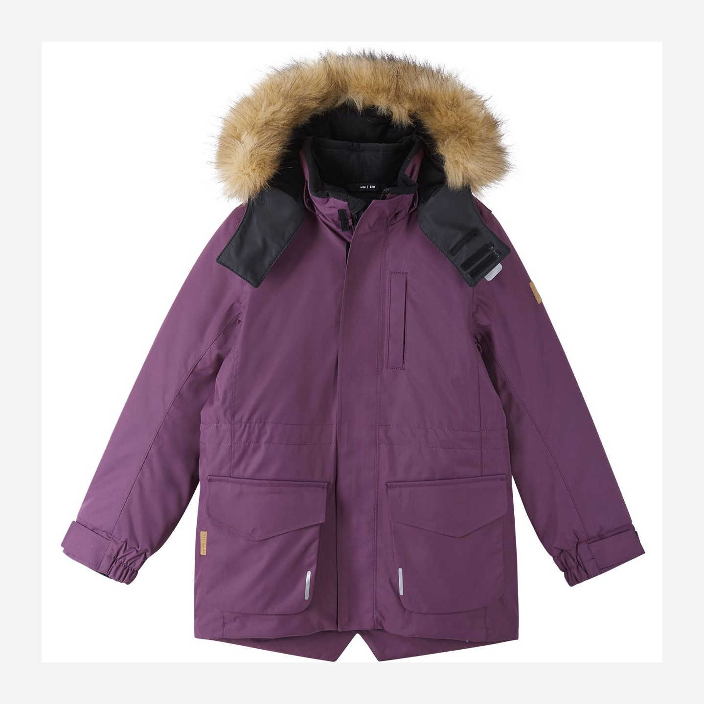 Акция на Підліткова зимова термо куртка-парка для дівчинки Reima Naapuri 5100105A-4960 140 см от Rozetka