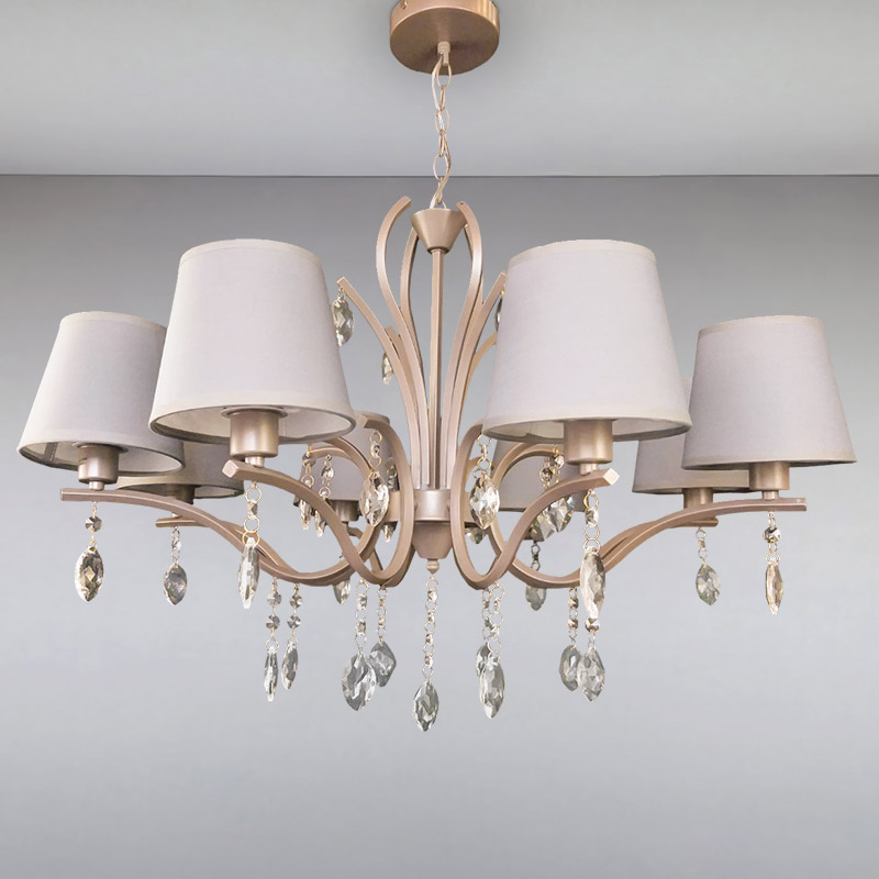 

Люстра підвісна Light House NM-15322/8 BR+BR коричнева