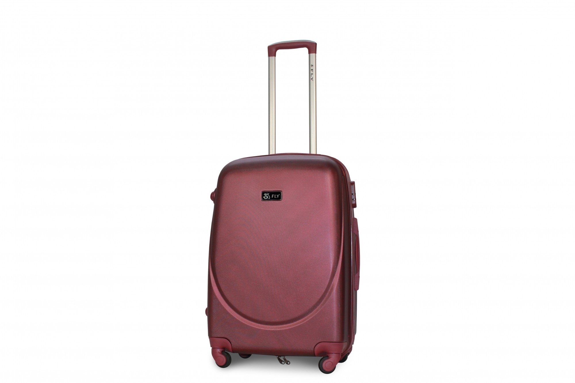 

Чемодан пластиковый Fly 310 темно-серый средний