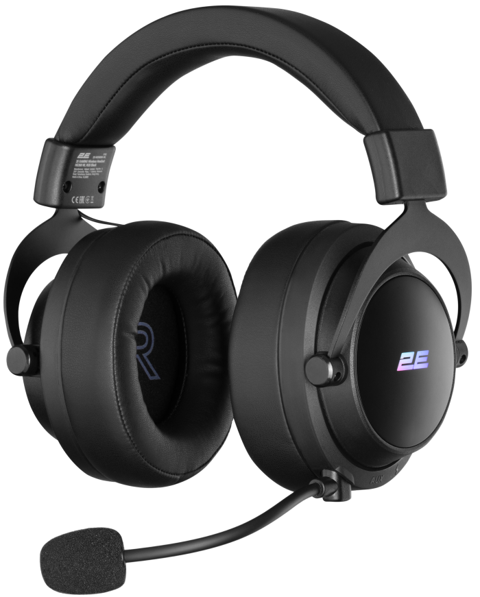 Ігрові навушники 2E Gaming HG360 RGB Wireless 7.1 Black (2EHG360BKWL