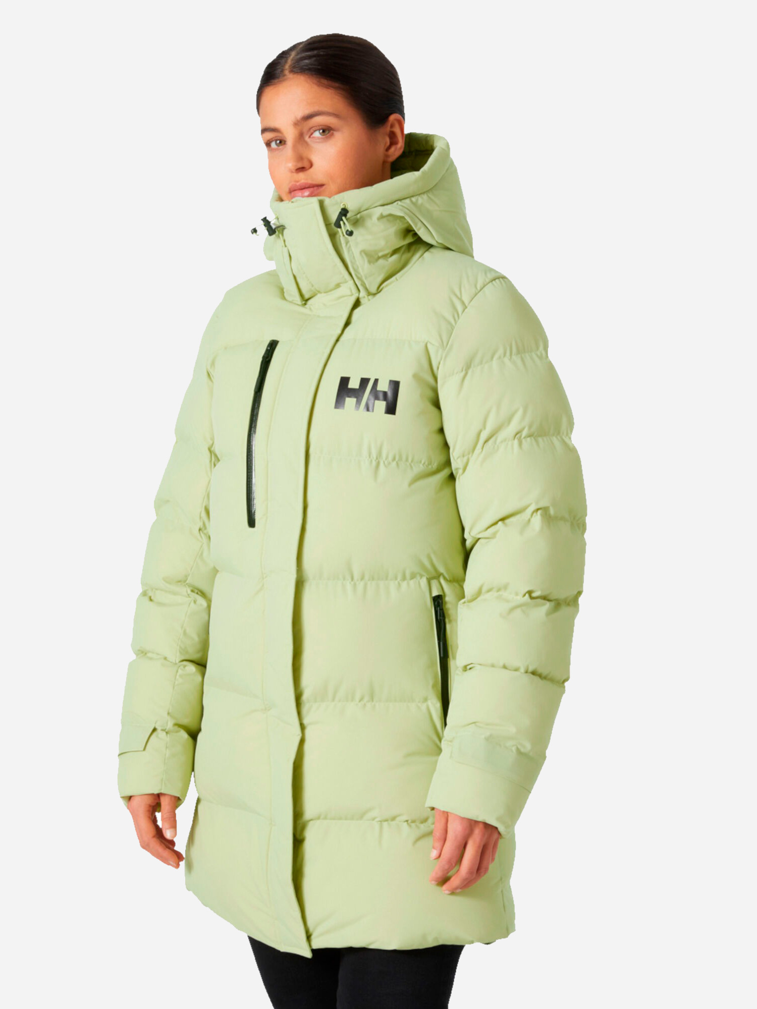 Акція на Куртка жіноча Helly Hansen W Adore Puffy Parka 53205-498 S Зелена від Rozetka