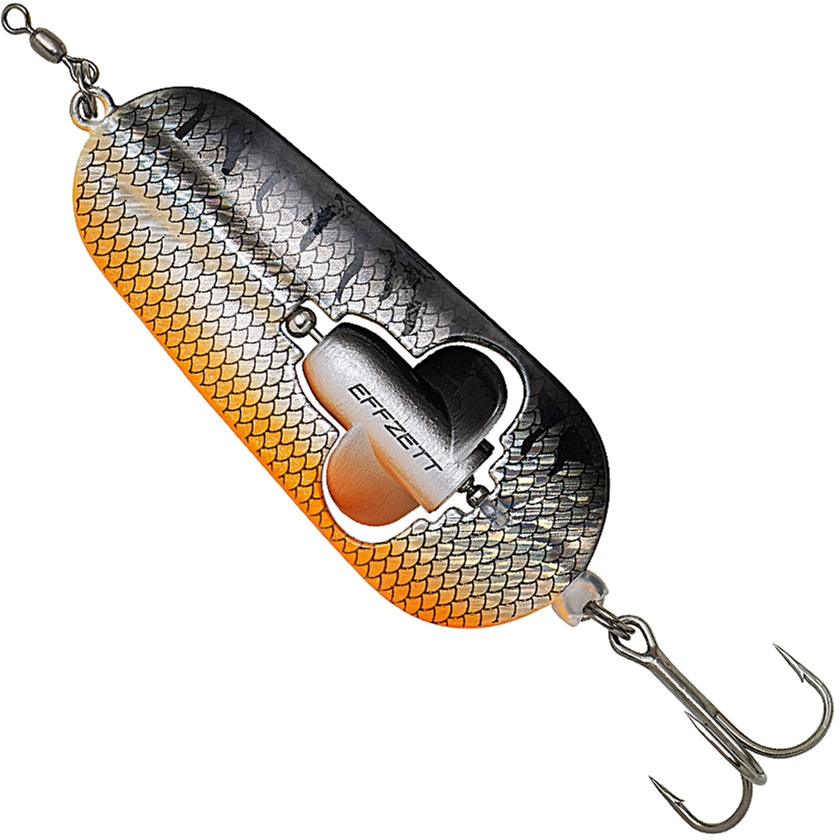 

Блесна DAM Effzett Rattlin' Spoon 40 г 8 см Black/Orange Uv (65720)