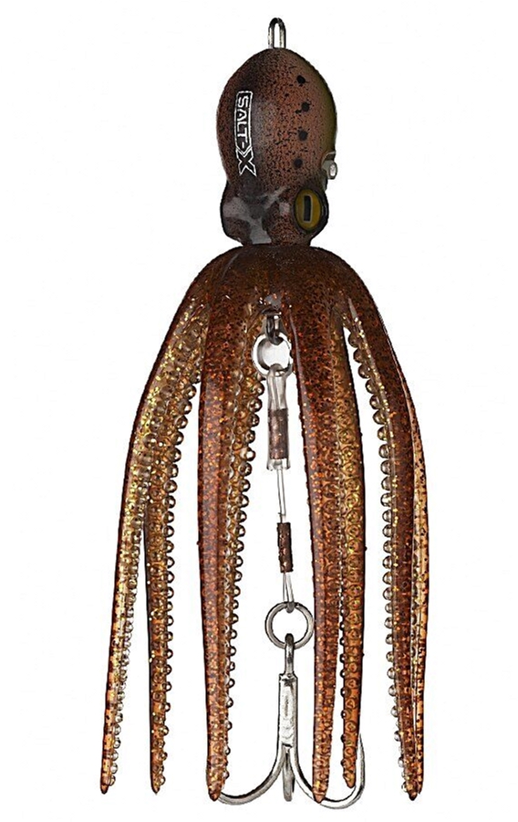 

Блесна DAM SALT-X Octo Teaser 350 г тройник № 4/0 Golden Brown (65738)