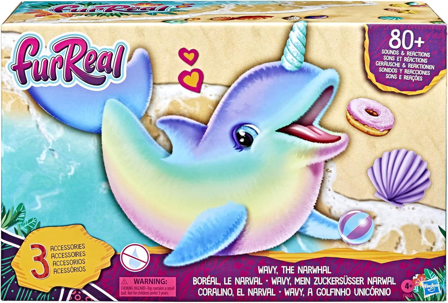 Интерактивная игрушка радужный нарвал Вэйви FurReal Wavy The Narwhal –  фото, отзывы, характеристики в интернет-магазине ROZETKA от продавца: Zaika  | Купить в Украине: Киеве, Харькове, Днепре, Одессе, Запорожье, Львове