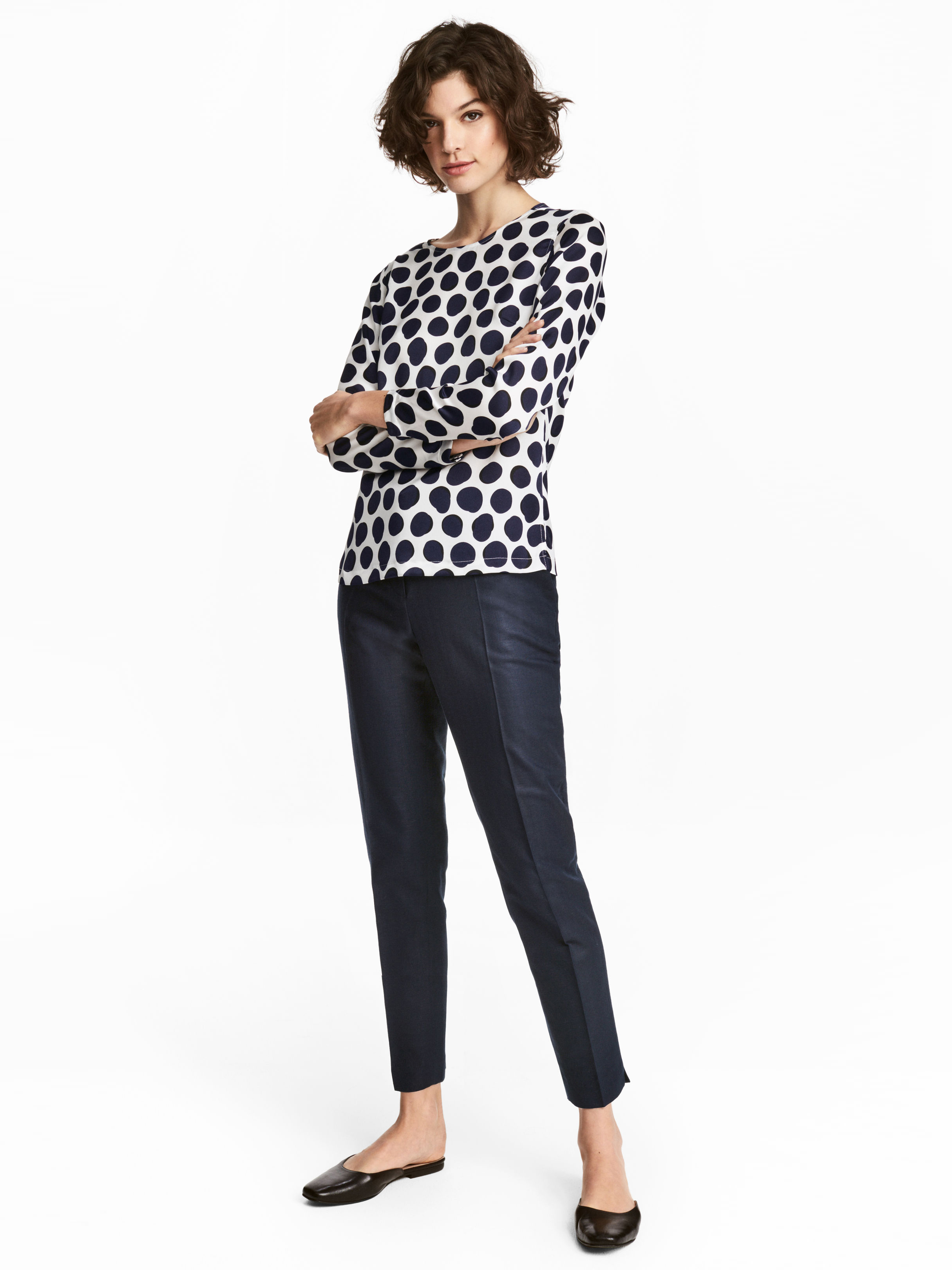 

Брюки H&M 4889465 34 Синие