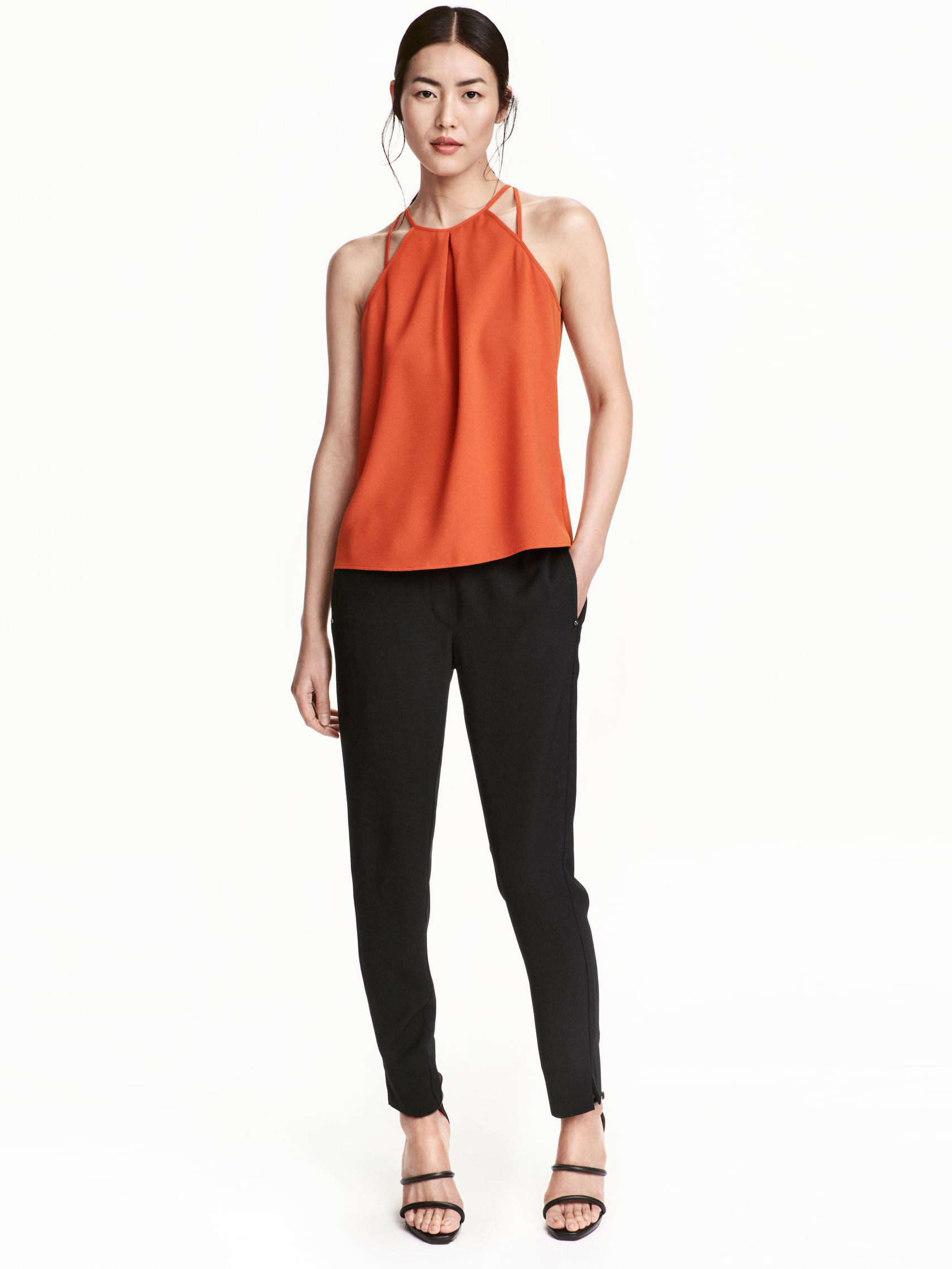 

Брюки H&M KK3728864 34 Черные