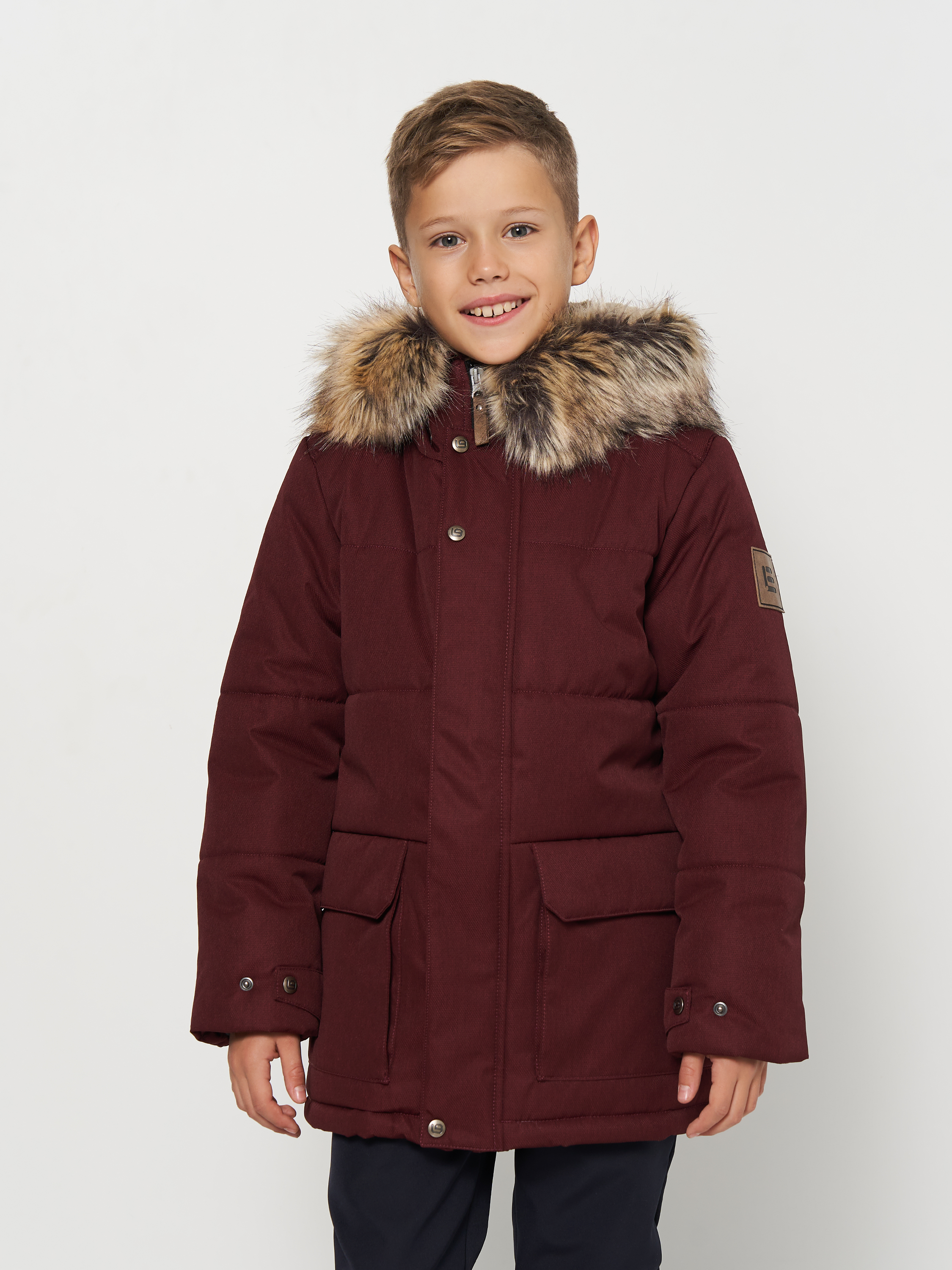 Акция на Дитяча зимова куртка для хлопчика Lenne Kaur 23668-6220 128 см от Rozetka
