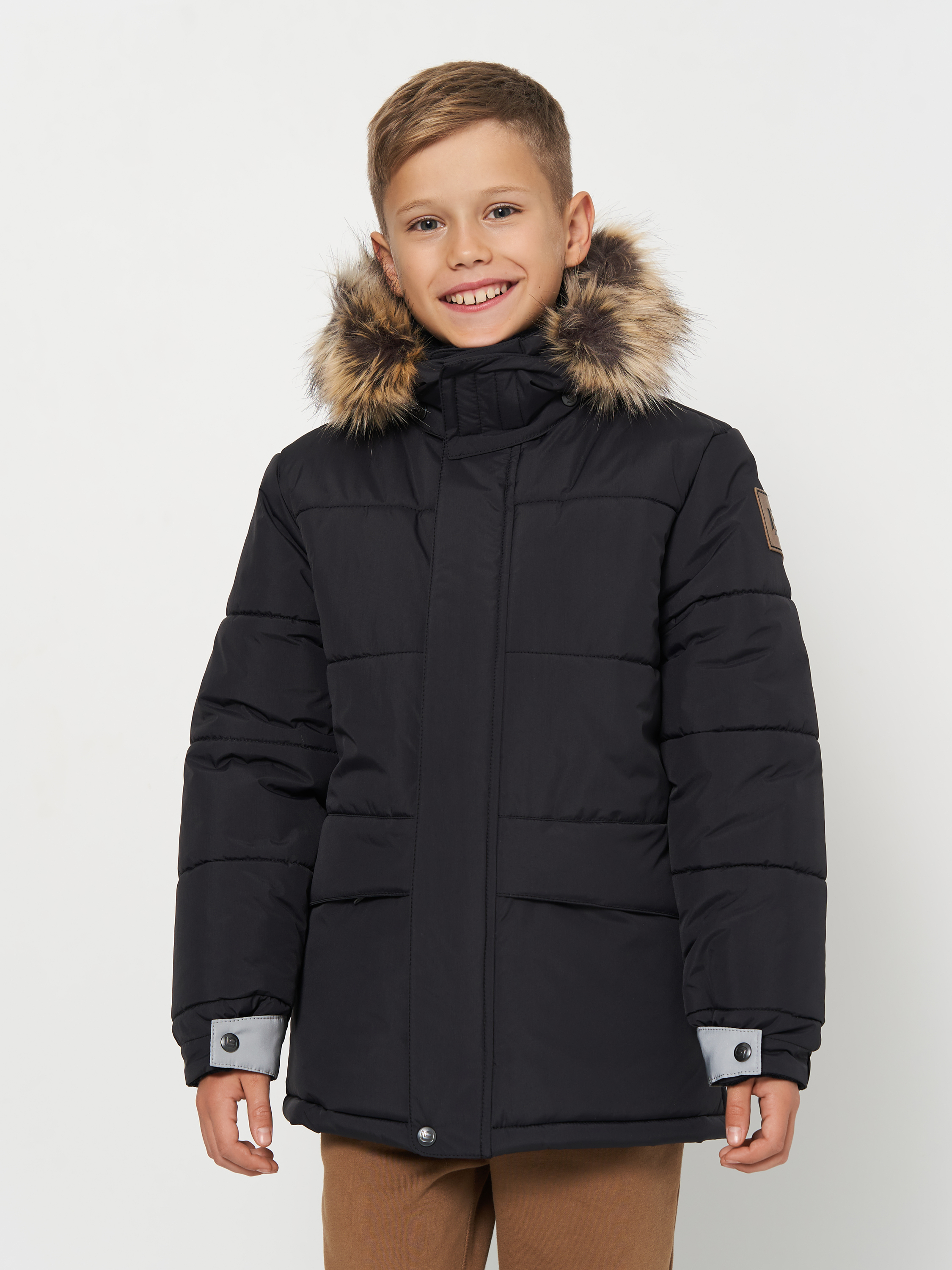 Акція на Дитяча зимова куртка для хлопчика Lenne Scott 23366-042 128 см від Rozetka
