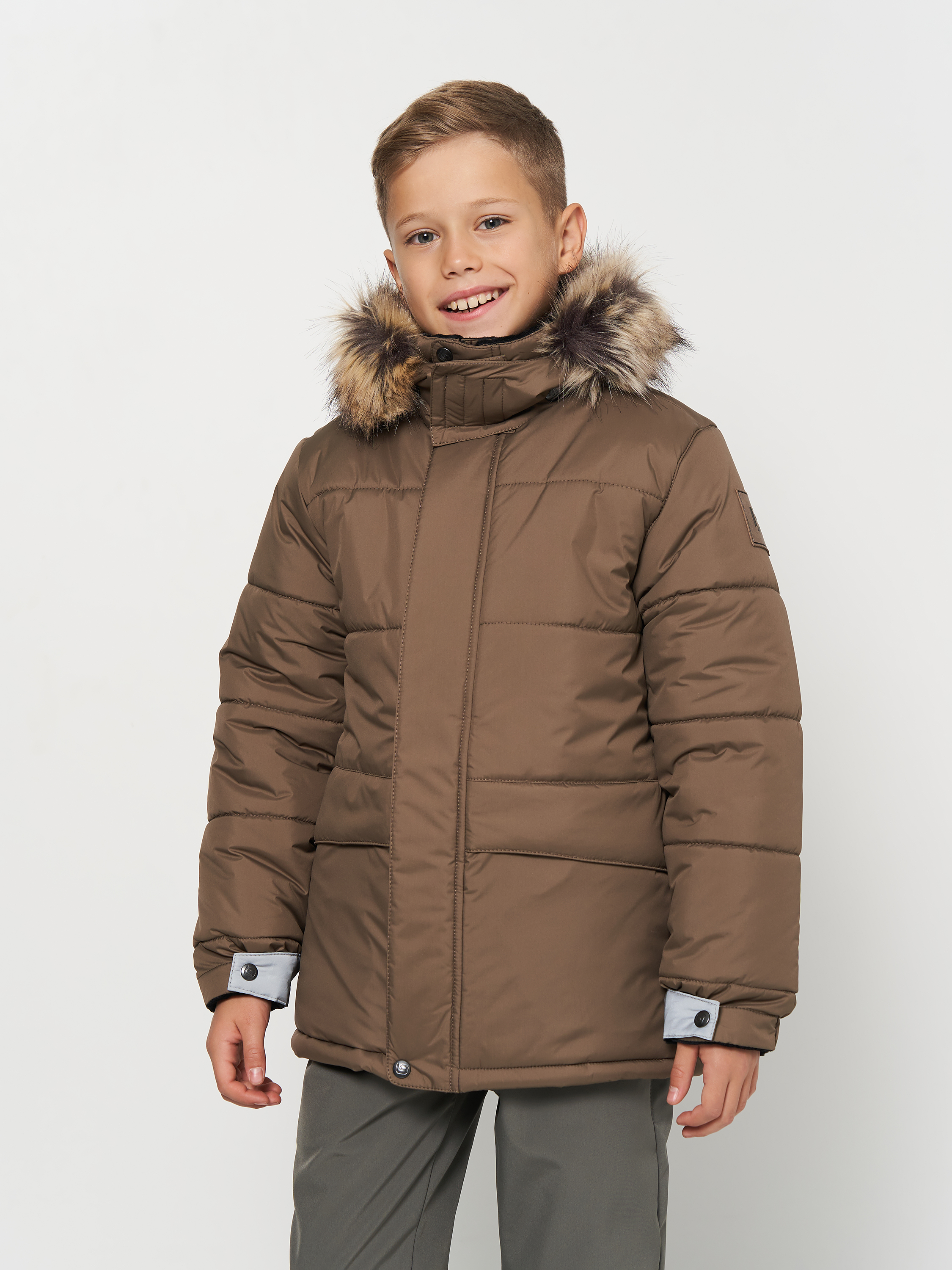 Акция на Підліткова зимова куртка для хлопчика Lenne Scott 23366-810 170 см от Rozetka