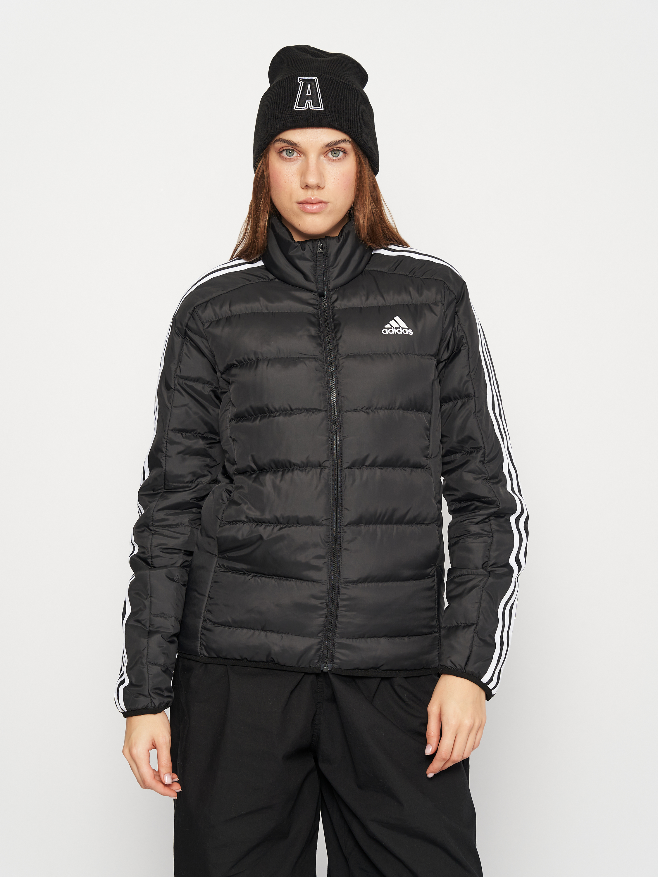 Акція на Куртка демісезонна коротка жіноча Adidas W Ess 3S LDJ HZ5726 XS Black від Rozetka