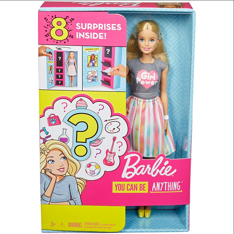 

Кукла Барби 8 Сюрпризов Barbie Surprise Career Doll Mattel GFX84
