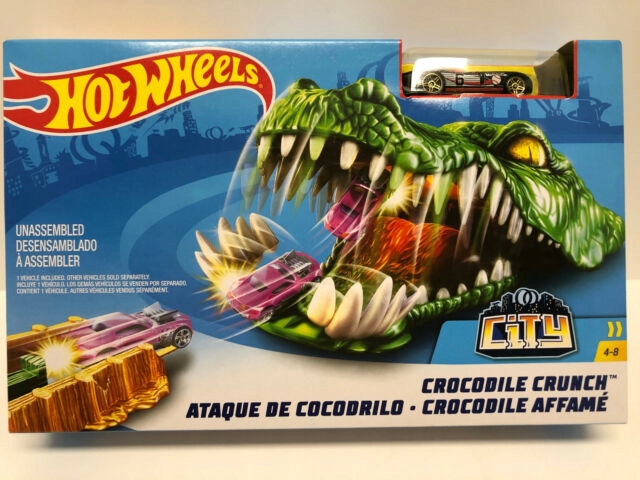 

Набор Трек Хот Вилс Сокрушительный Крокодил Hot Wheels Crocodile Crunch Mattel FTL89