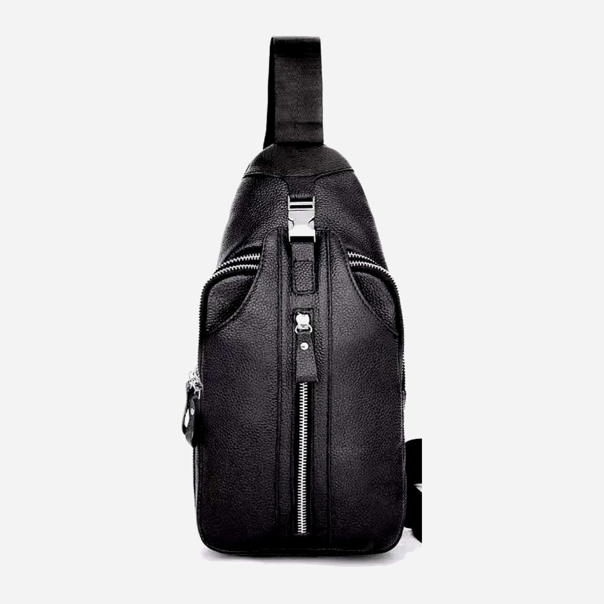 Сумка-слинг мужская кожаная Tiding Bag F-A25F-5003A Черная – в интернет ...