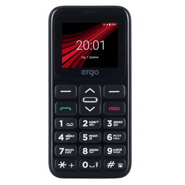 

Ergo F186 Solace Dual Sim Black