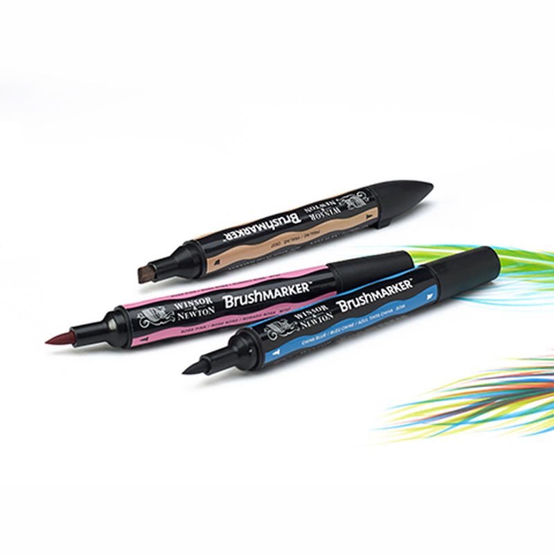 

Маркер Winsor & Newton Brushmarker 1 мм лайм светлый (0204368)