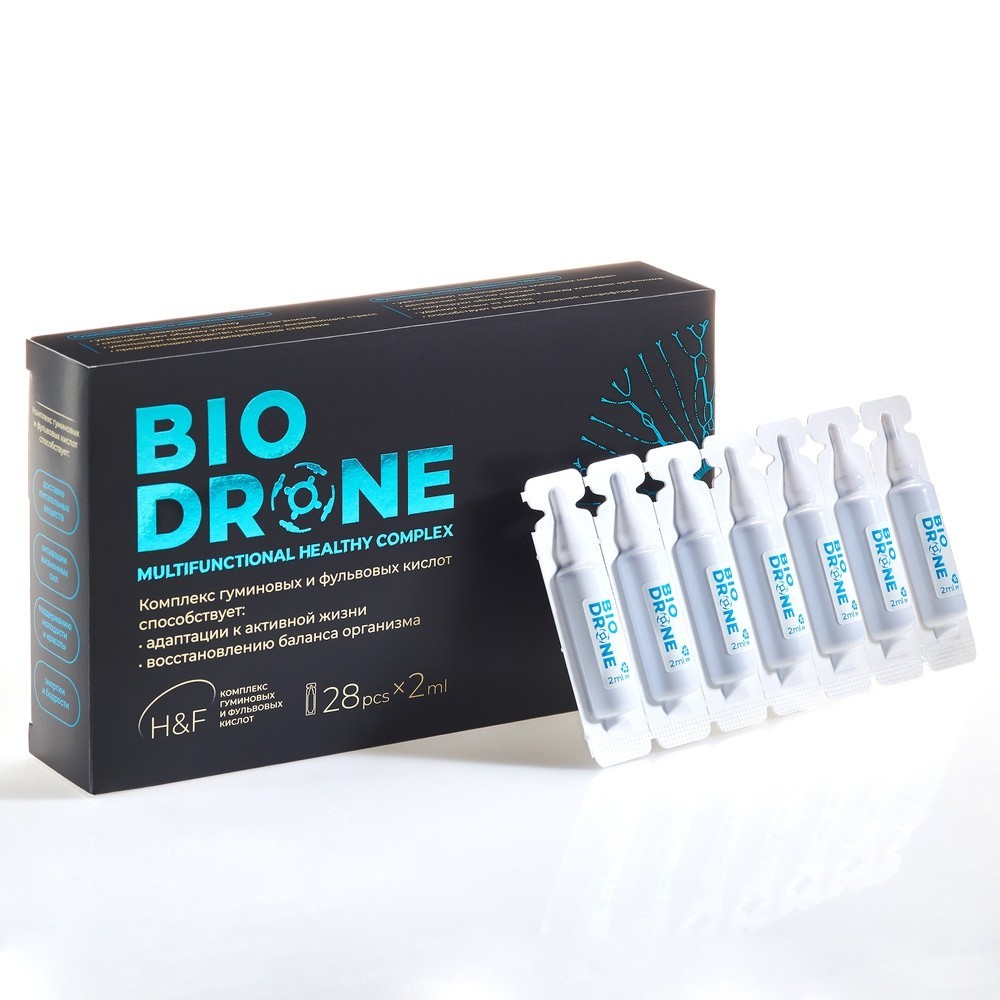 

Комплекс гуминовых и фульвовых кислот BioDrone для защиты и восстанавления организма на клеточном уровне 28 монодоз (73327)