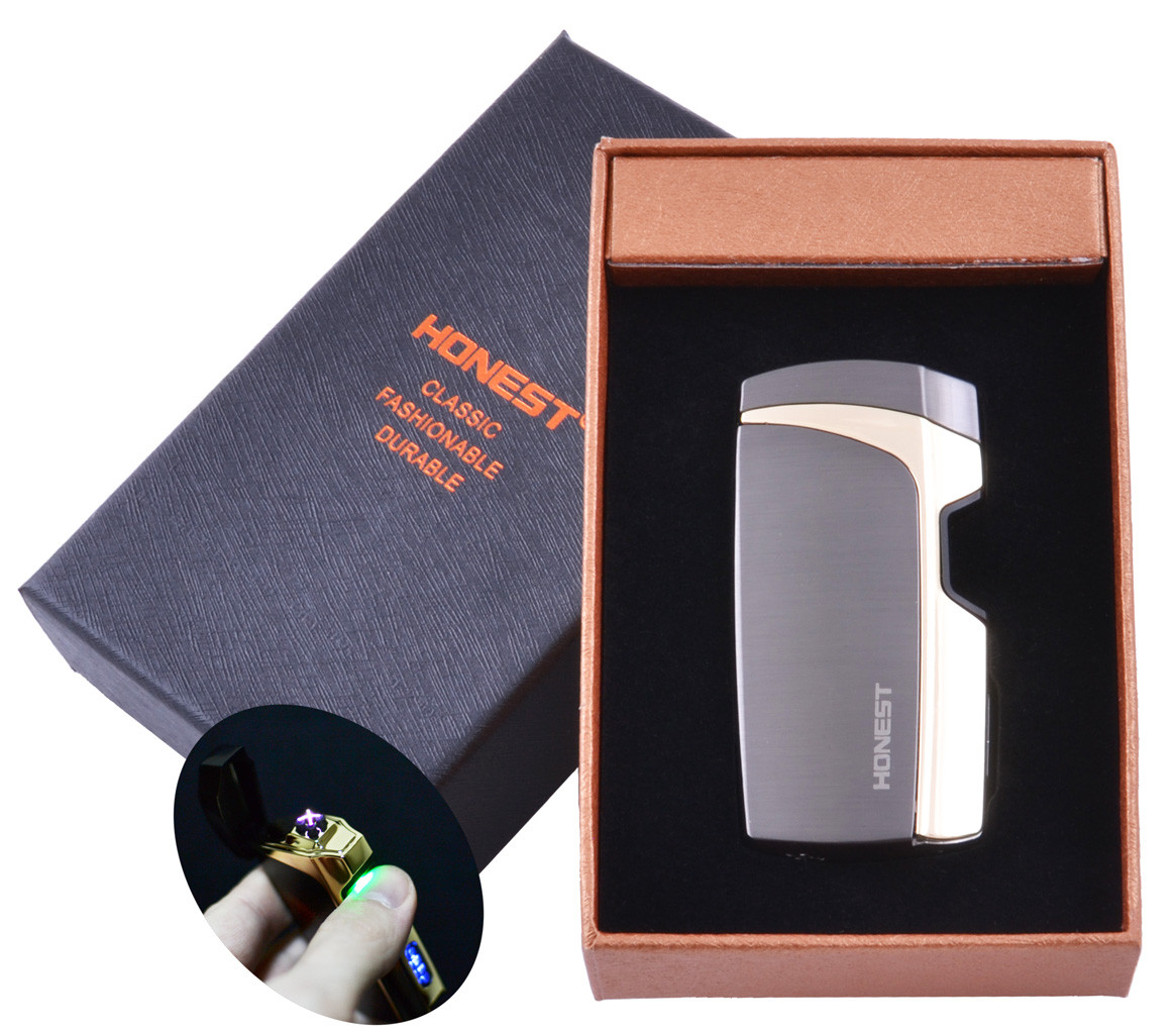 

Электроимпульсная зажигалка в подарочной коробке Lighter Mystic Honest