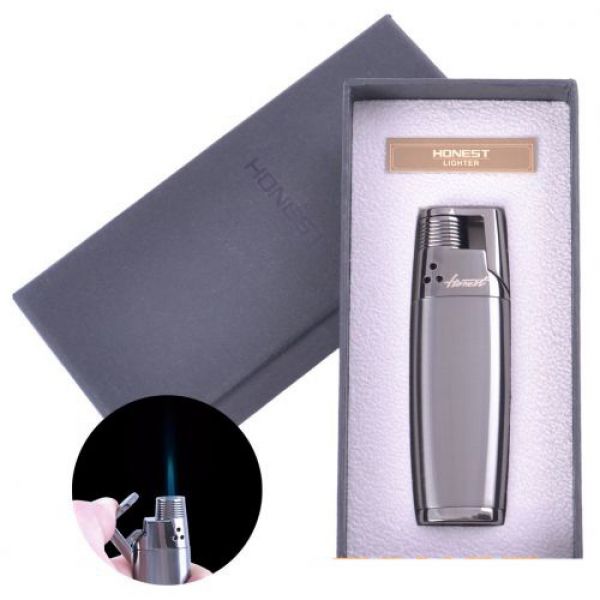 

Зажигалка подарочная Honest (Острое пламя) Black Bool