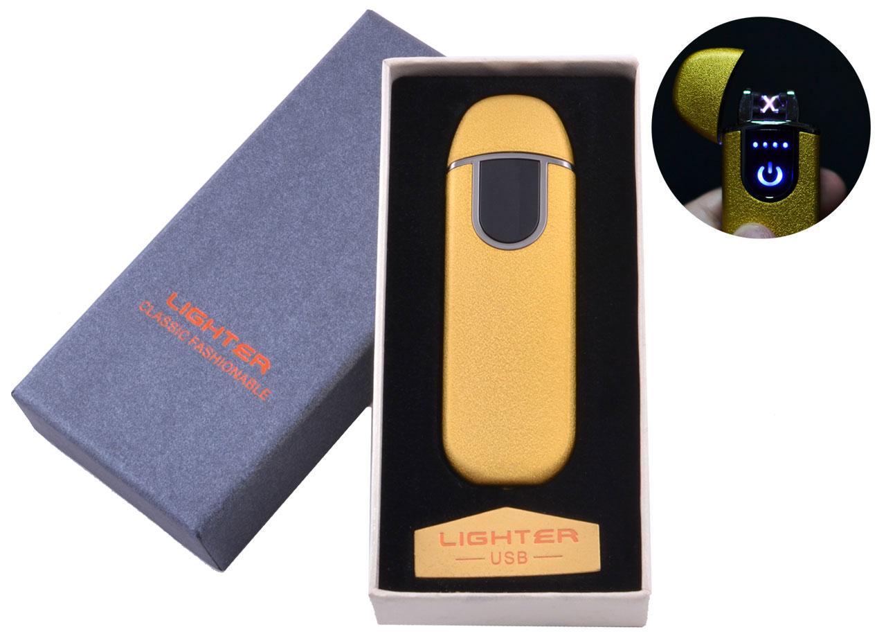 

Электроимпульсная зажигалка Lighter (USB) Gold Top