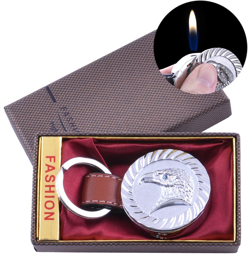 

Зажигалкабрелок в подарочной коробке Орел (Обычное пламя) Silver 3