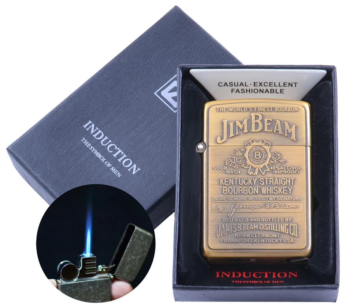 

Зажигалка электронная Jim Beam (Острое пламя, Gold) 1