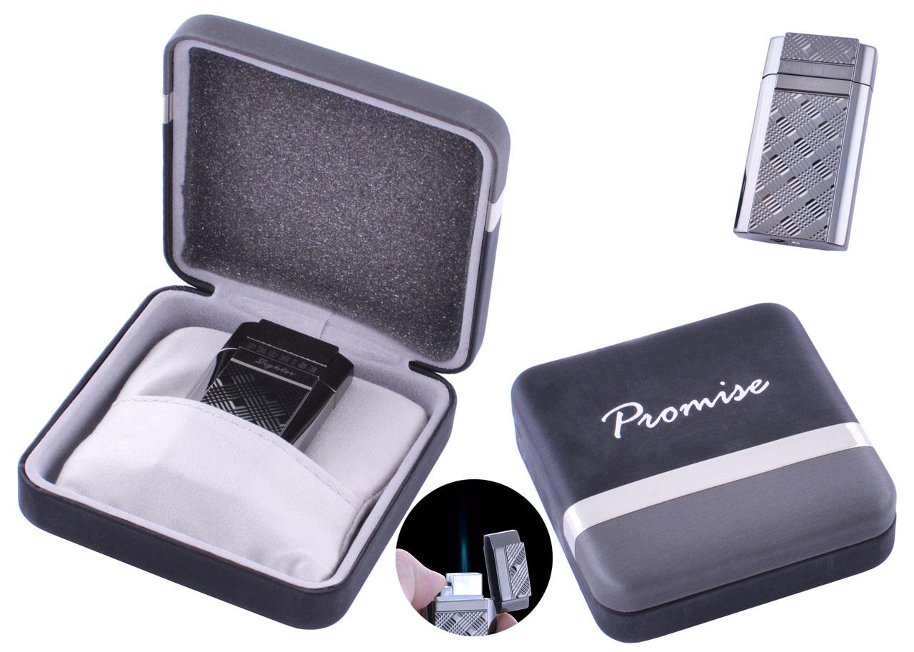 

Зажигалка подарочная Promise (Острое пламя) Black