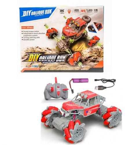 

Перевертыш-конструктор на радиоуправлении, красный UD2200A-DIY