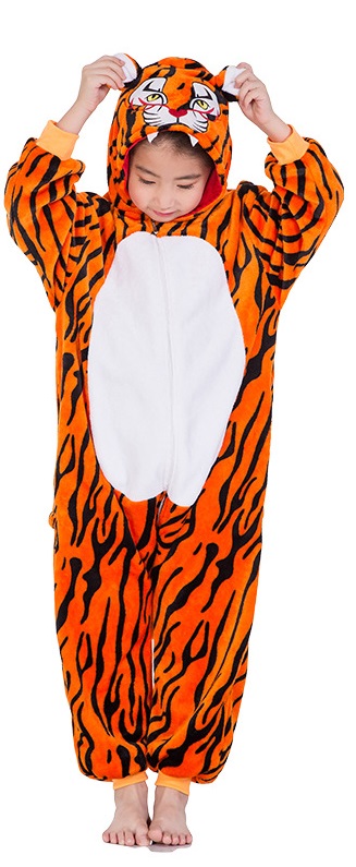 

Пижама кигуруми детская тигр на рост 100см