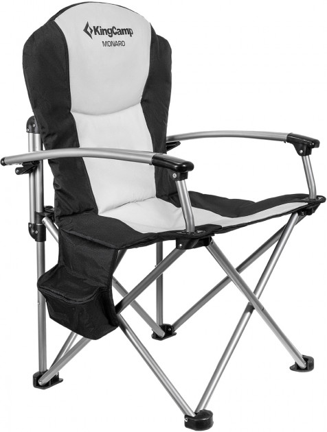 

Кресло раскладное KingCamp Deluxe Steel Arm Chair(KC3987) Черный с серым (KC3987 BLACK/MEDIUMGREY)