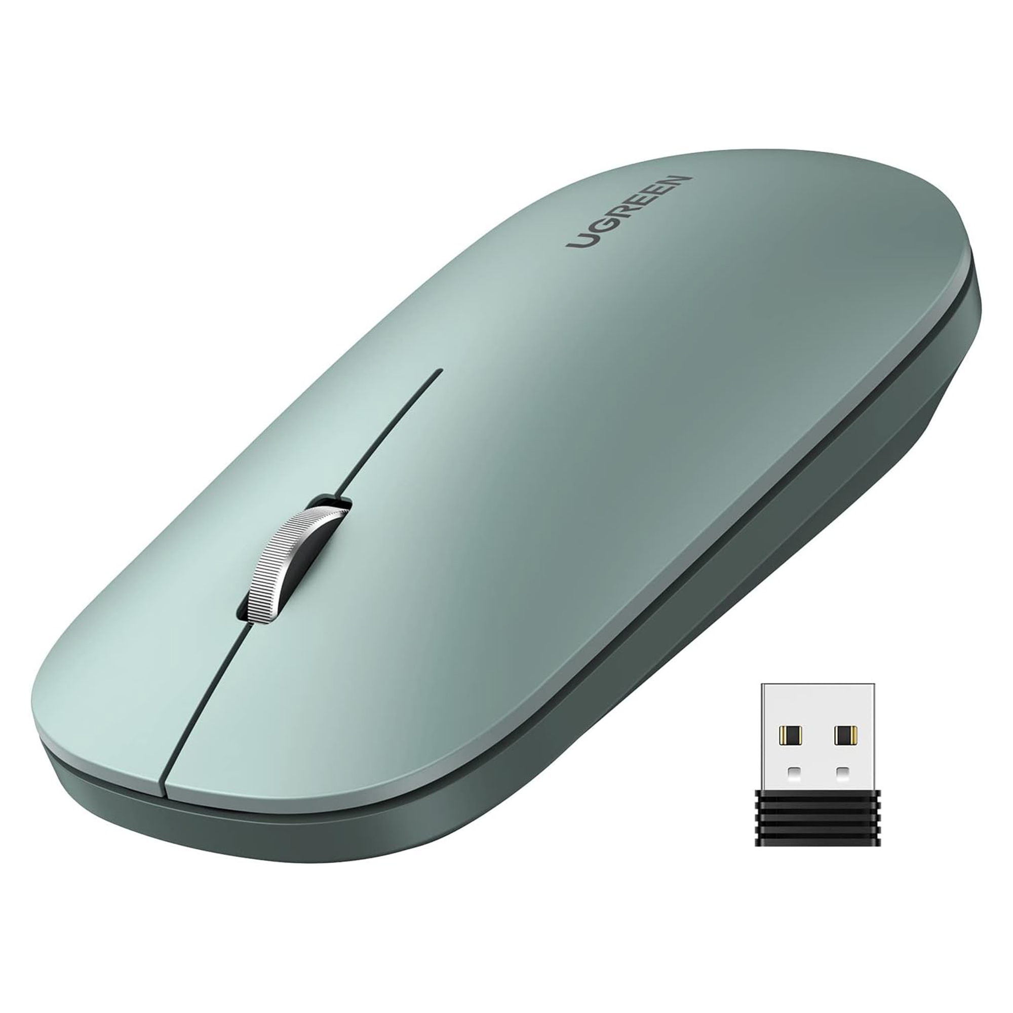 Мышка Ugreen Беспроводная Бесшумная 4000 DPI 2.4G с USB-приемником ...